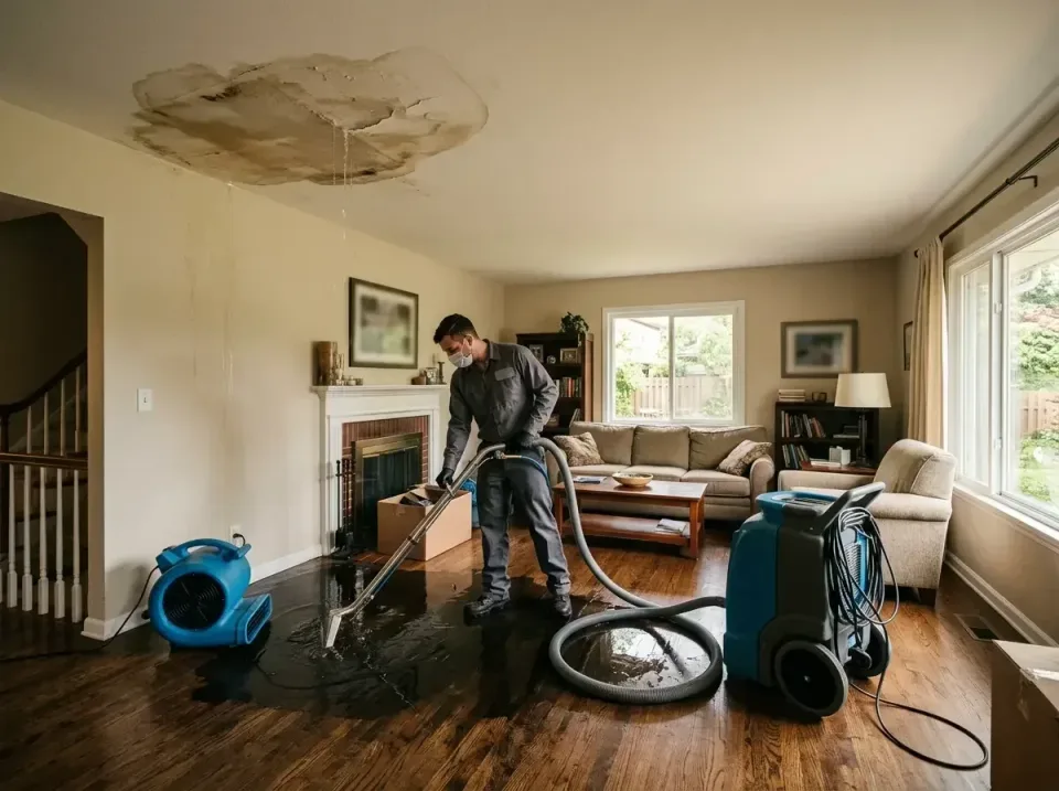 attic-pipe-burst-ceiling-drip-008 — frequently asked questions, Water Damage Restoration & Carpet Care in Saginaw, MI